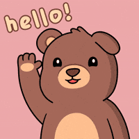 Teddy Bear Hello GIF by BEARISH Teddy Bear Hello GIF by BEARISH